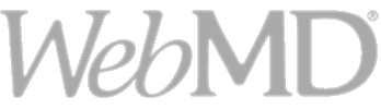 WebMD logo in grey color